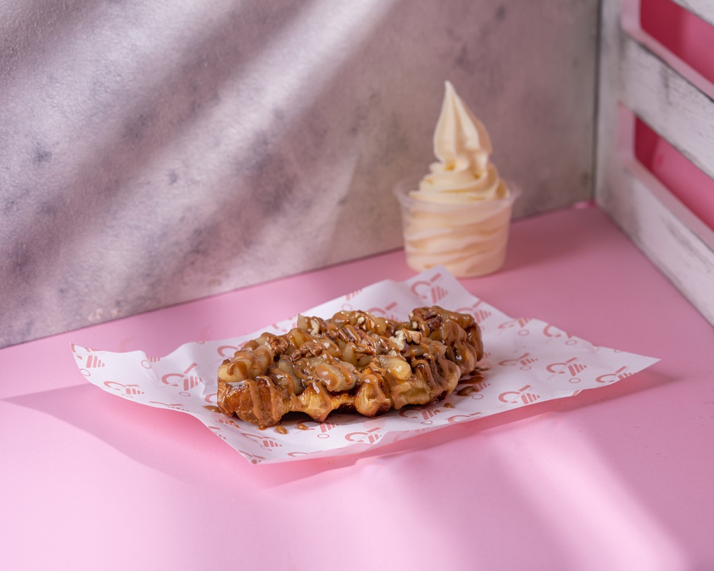 Croffle apple pie