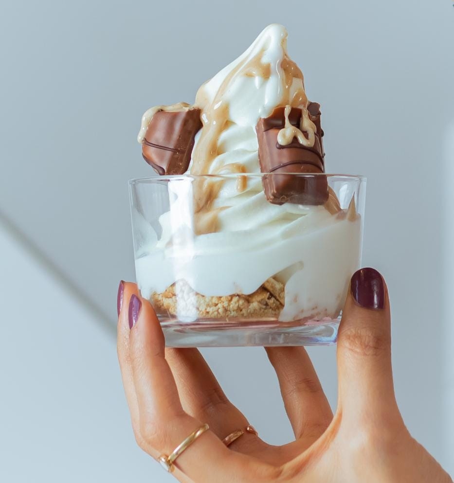 Kinder Cheesecake Ice Cream