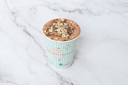 Hot chocolate and mixed berries